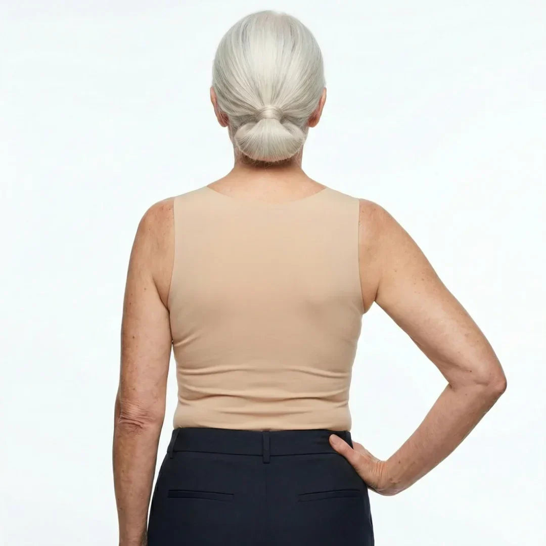 Claire | Square-Neck Tank with Built-In Comfort Bra