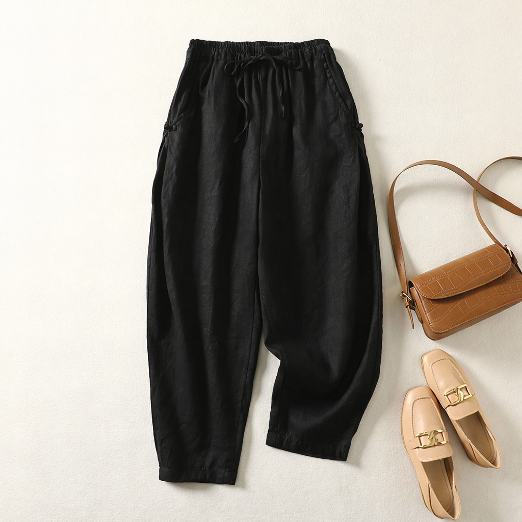 Aurora | Gossamer Linen Pants in Three Timeless Shades