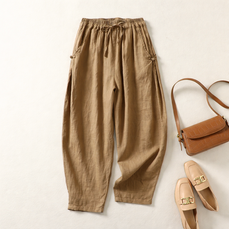 Aurora | Gossamer Linen Pants in Three Timeless Shades