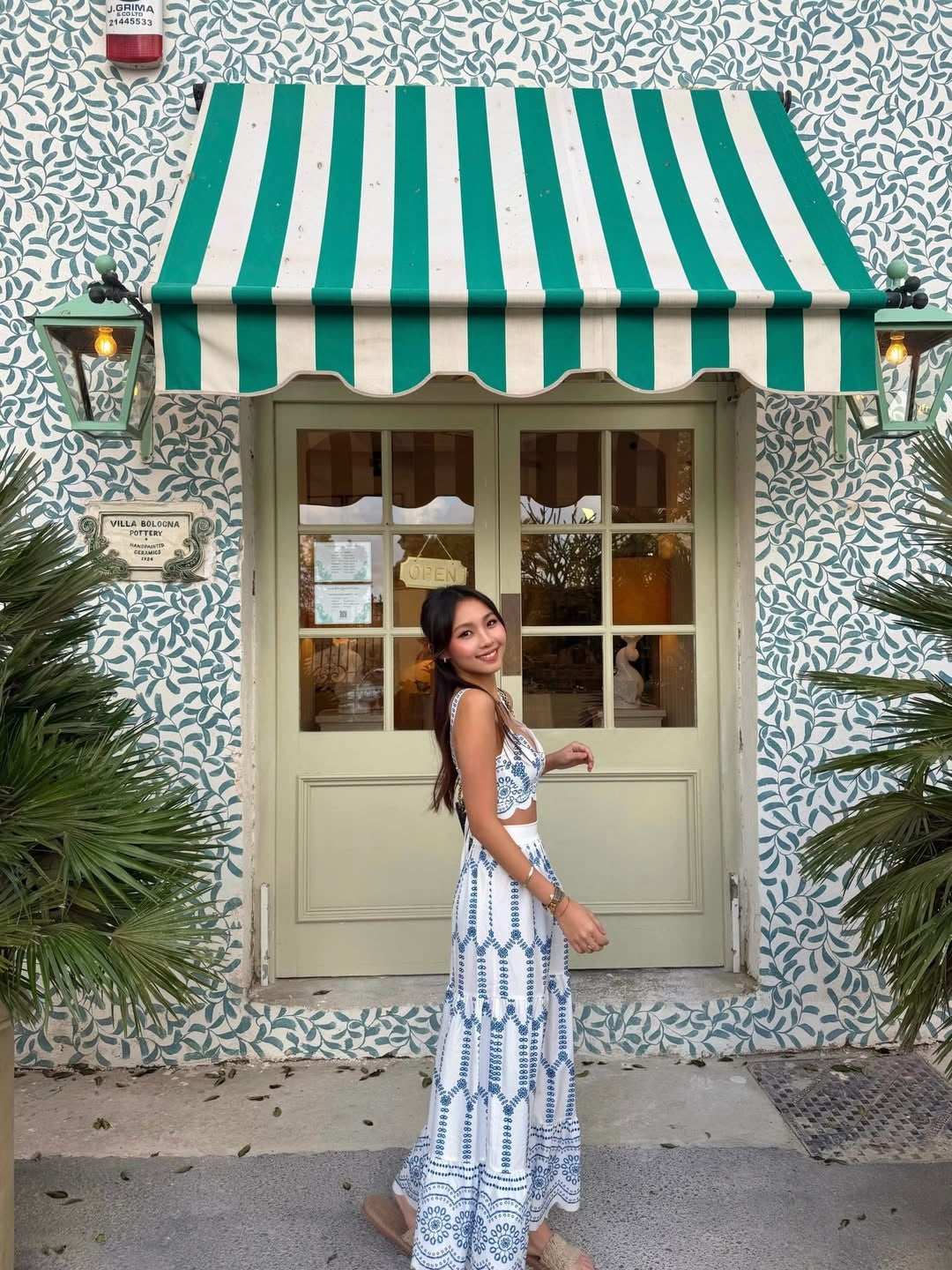 Margaret | Tiered Floral Midi Dress for Effortless Summer Style
