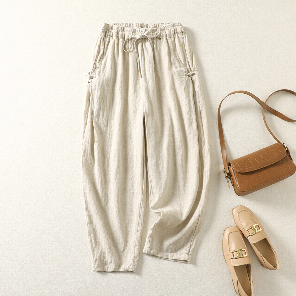 Aurora | Gossamer Linen Pants in Three Timeless Shades